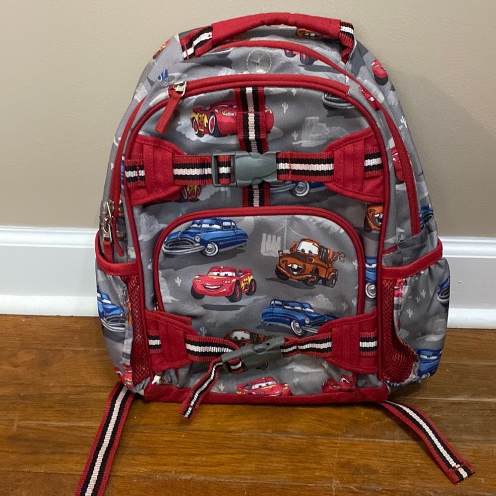 Pottery Barn Kids Disney Cars small Backpack